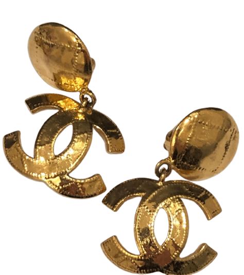 chanel symbol earrings.